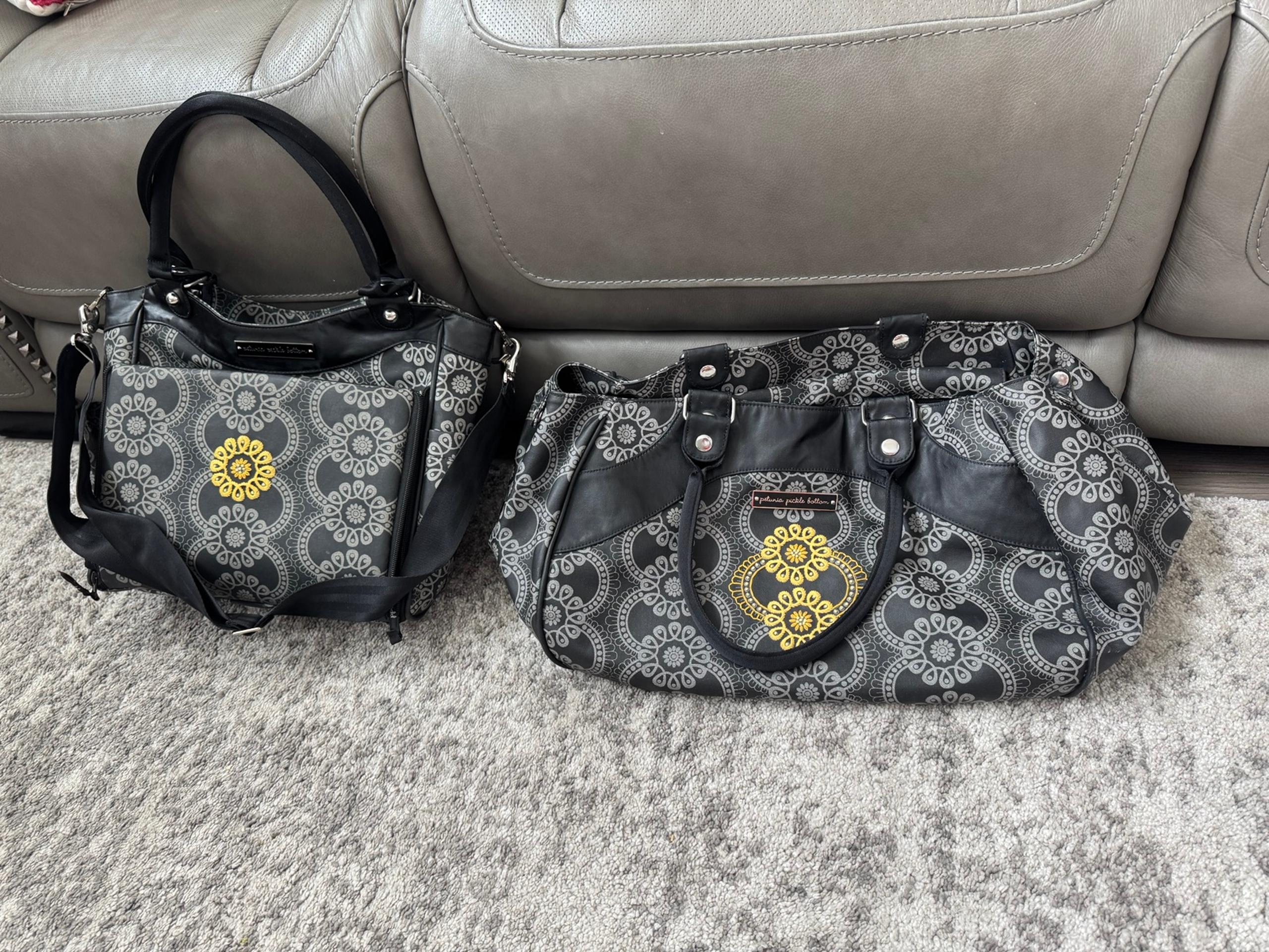 Petunia pickle bottom diaper bag and duffle bag