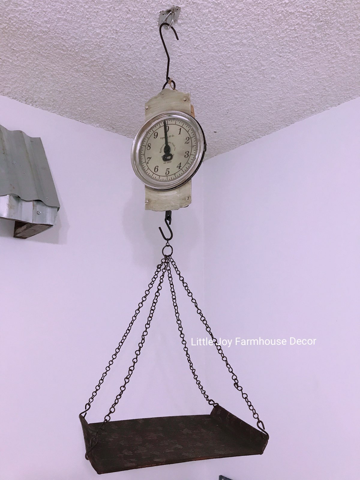 Inspired Vintage Farmhouse Hanging Scale