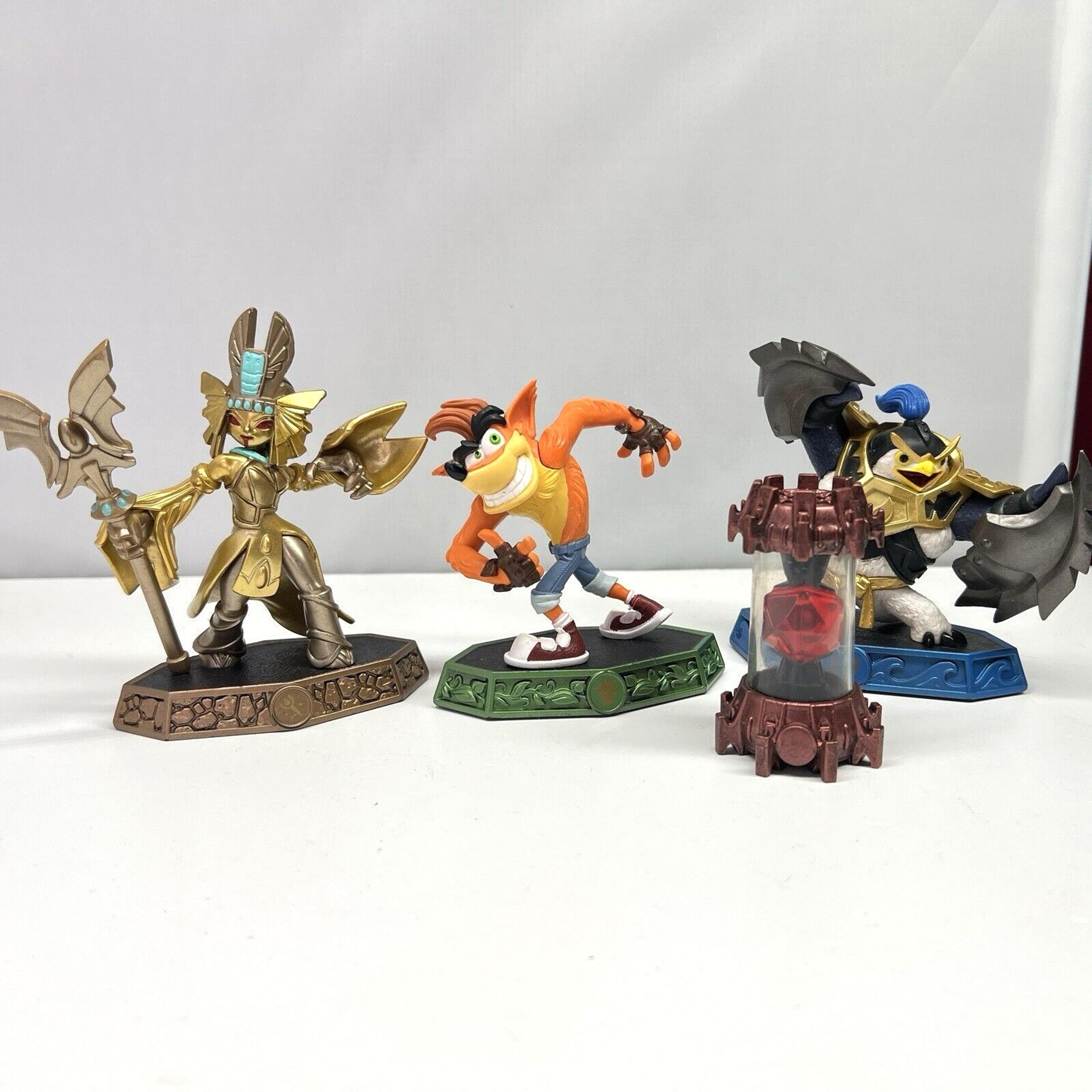 Skylanders Imaginators Lot of 4 Crash Bandicoot Golden Queen Master King Pen