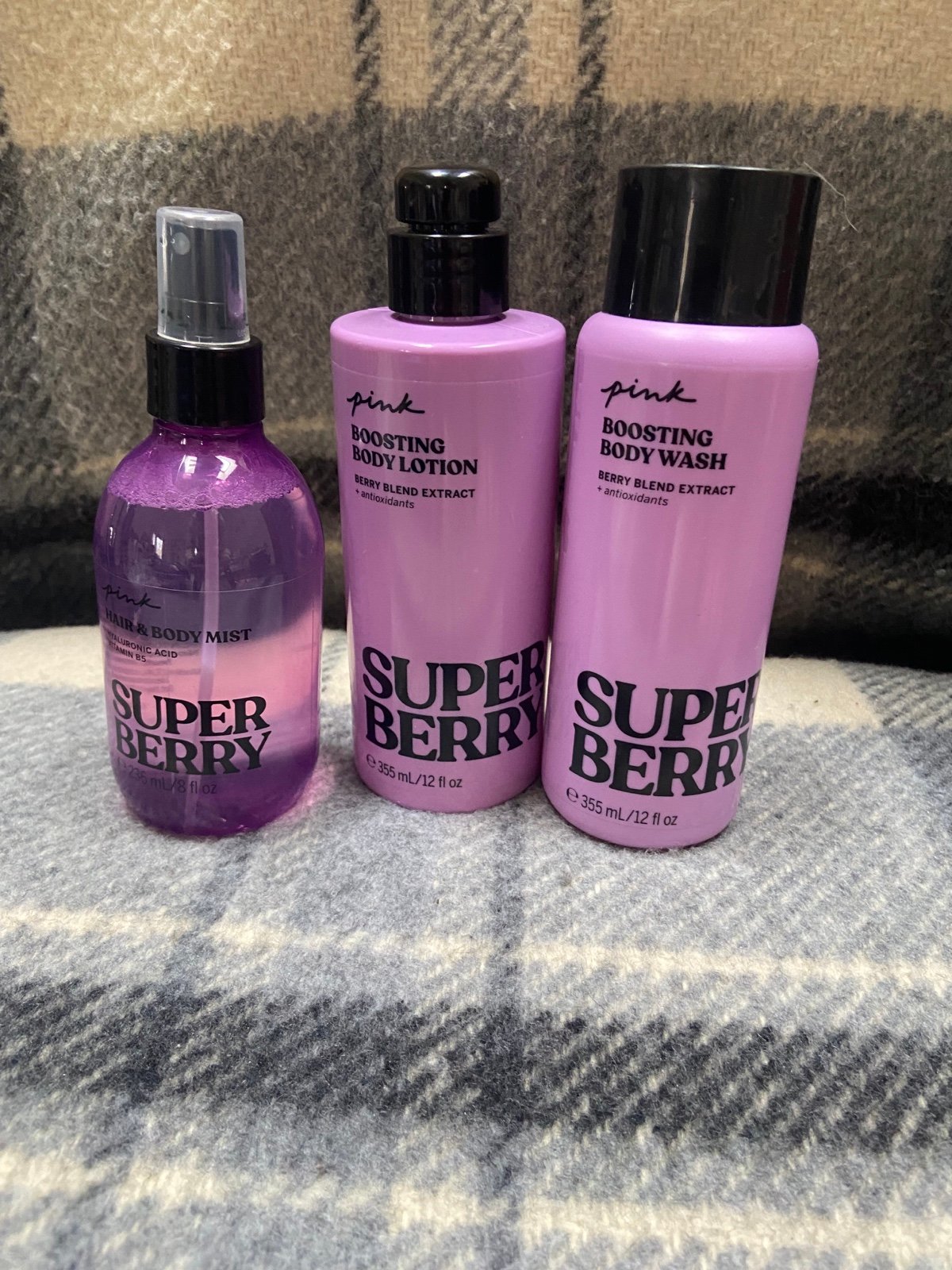Victoria's Secret pink super berry trio