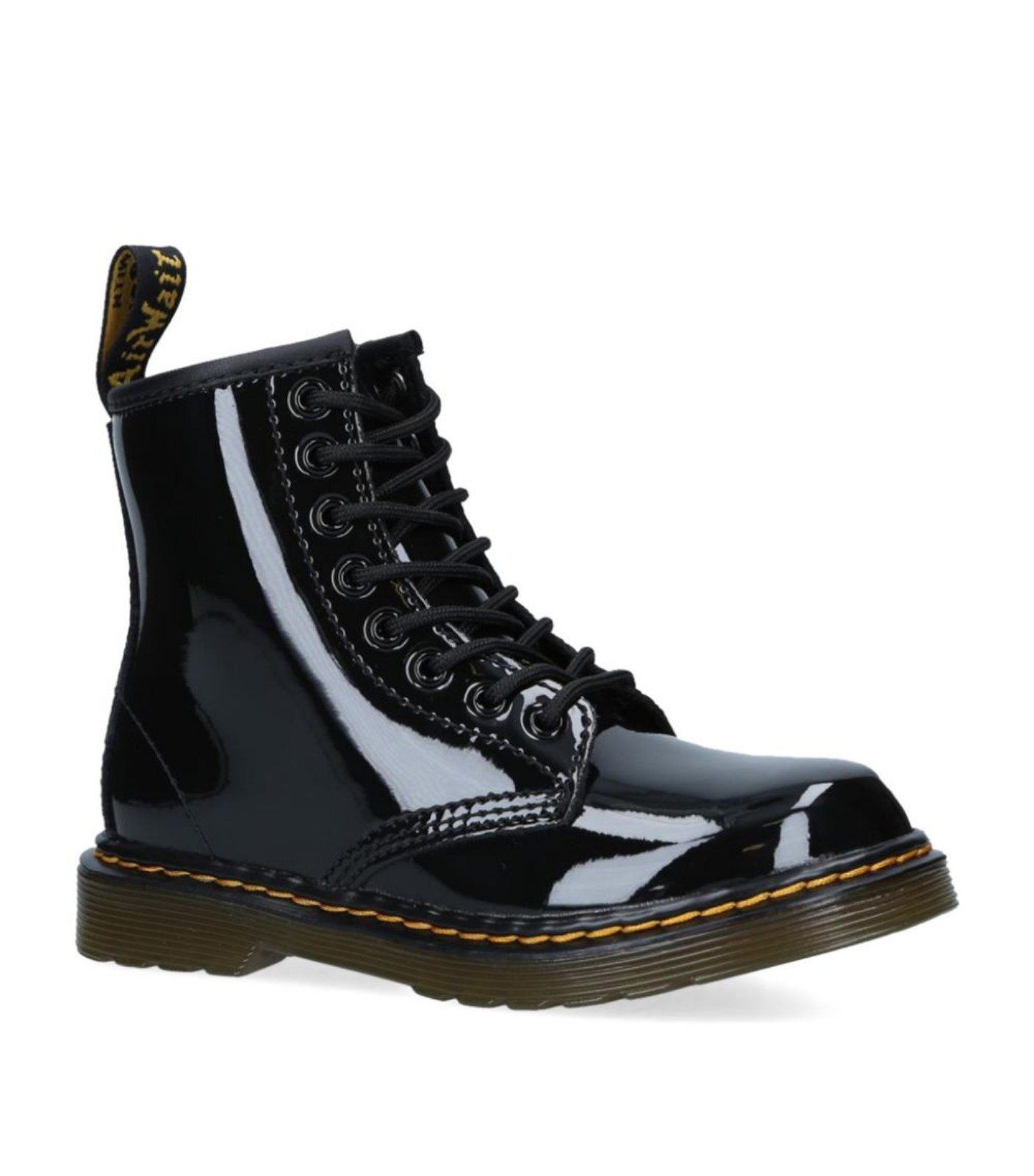 Dr. Martens Women's 1460 Patent Leather Lace Up Boots - Black NEW