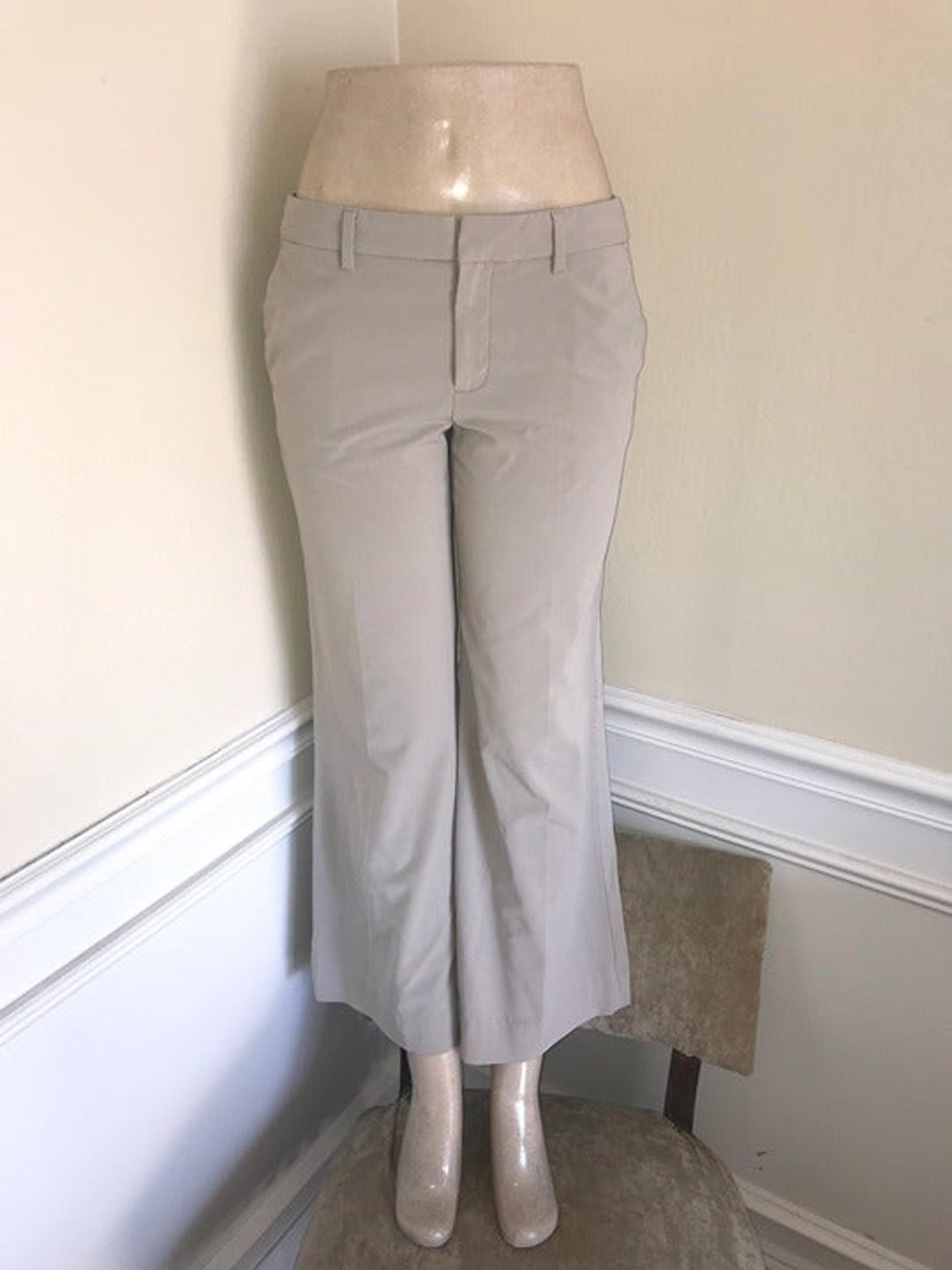 2008 GAP stretch trouser ANKLE 62% POLYESTER 33% RAYON 5% SPANDEX 4 women's