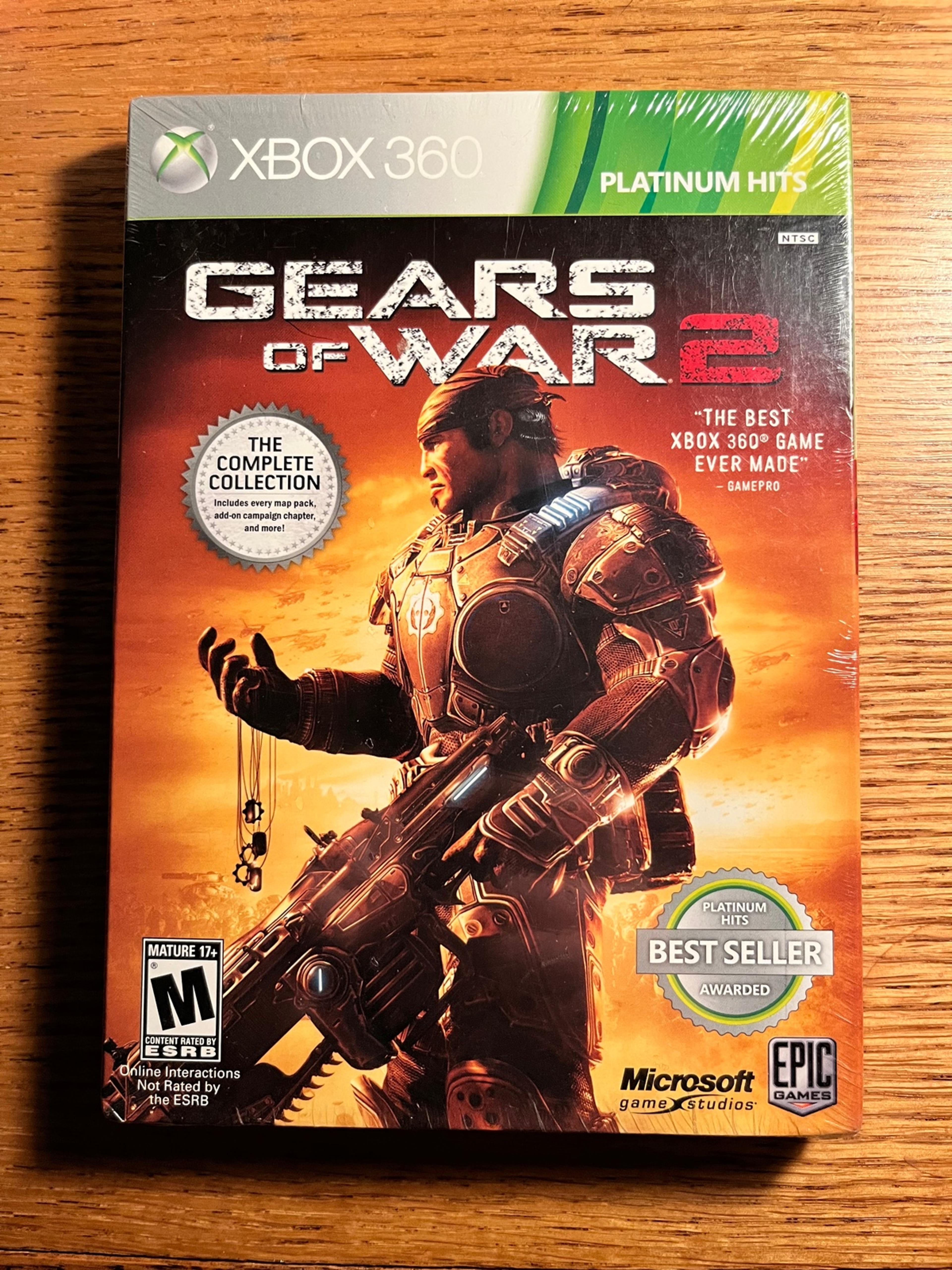 Xbox 360 Gears Of War 2 DNSB Do Not Sell Before Unopened Video Game