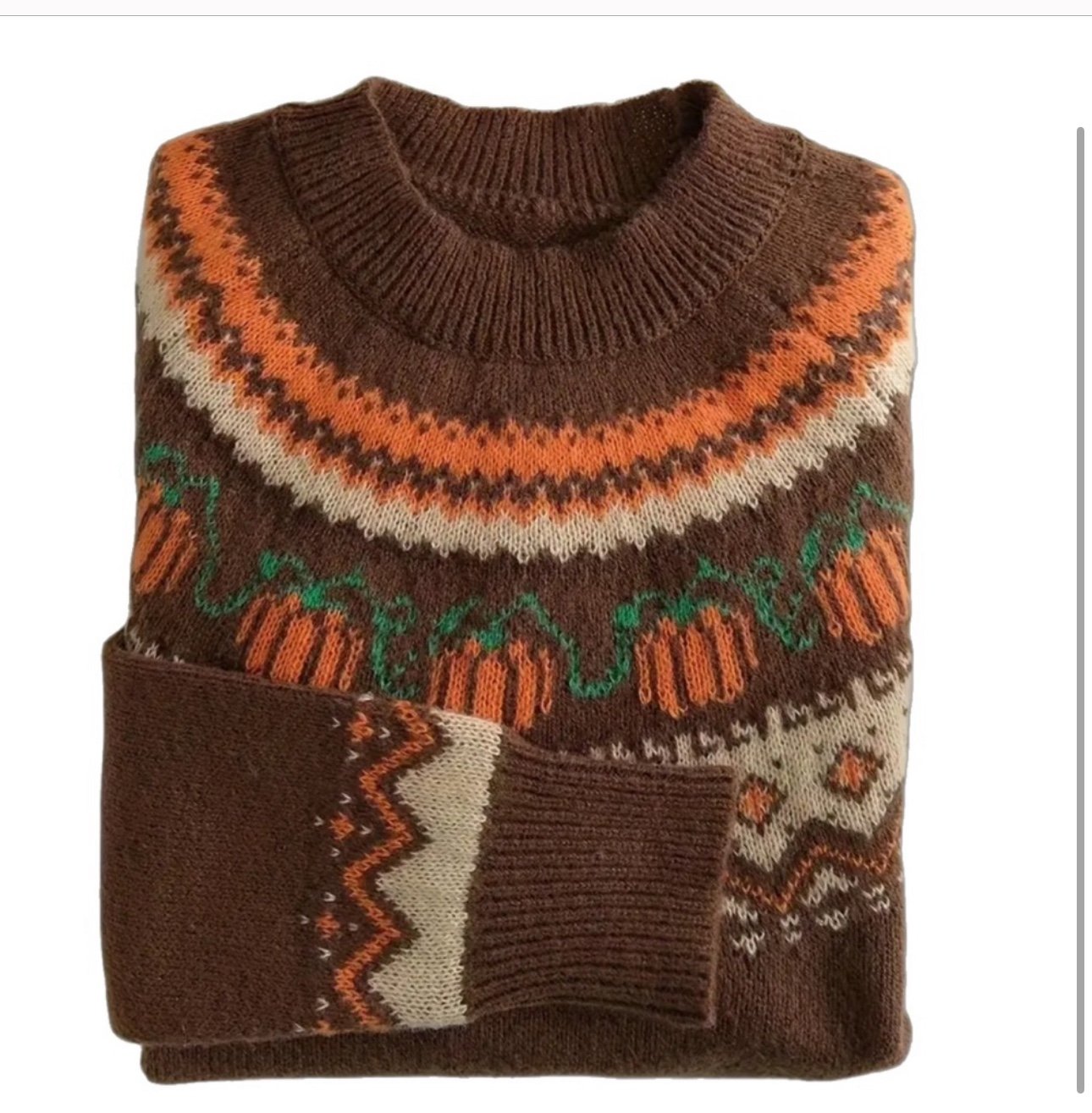 M Sacai Bandana Jacquard Knit Pullover Shoulder width 42cm