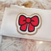 Stoney Clover Lane White Flat Pouch with 3 Red Bows from Hello Kitty Collection