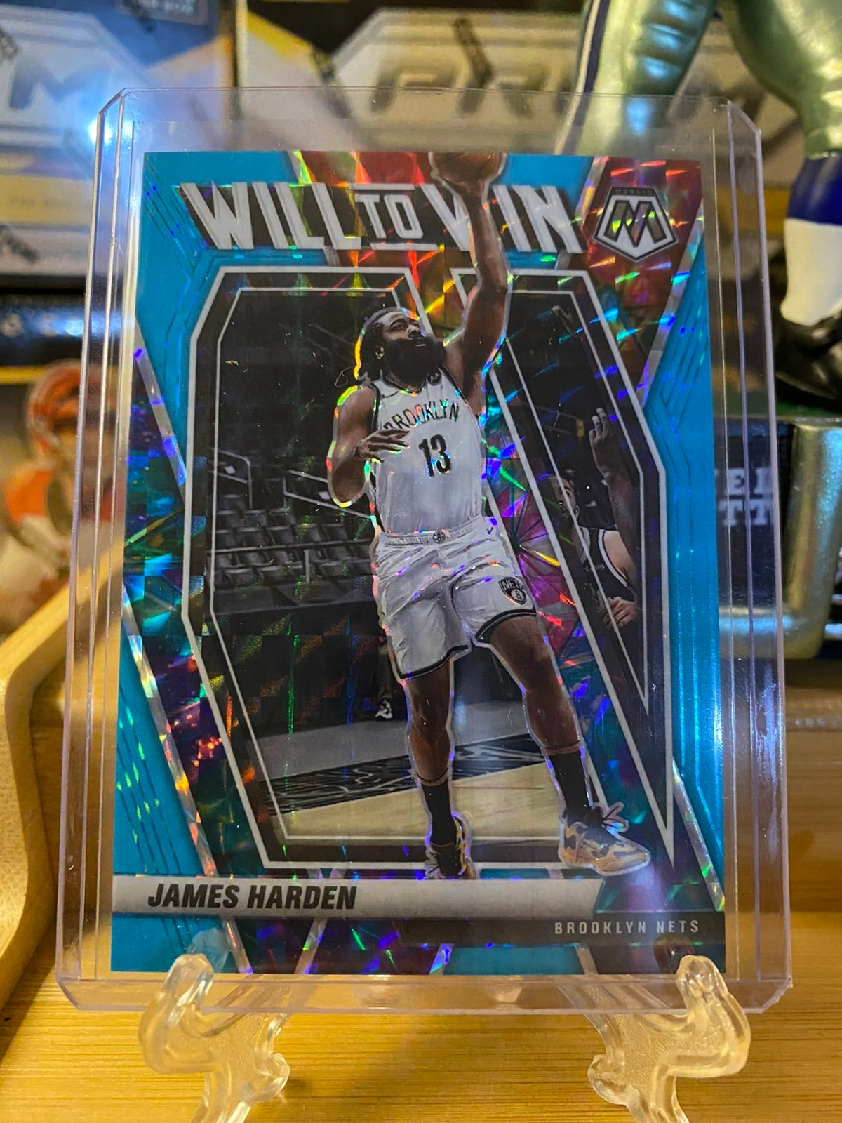 James Harden light blue Will to Win /15 Mosaic SSP RARE
