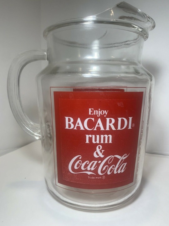 Coca Cola Bacardi Rum And Coke Pitcher