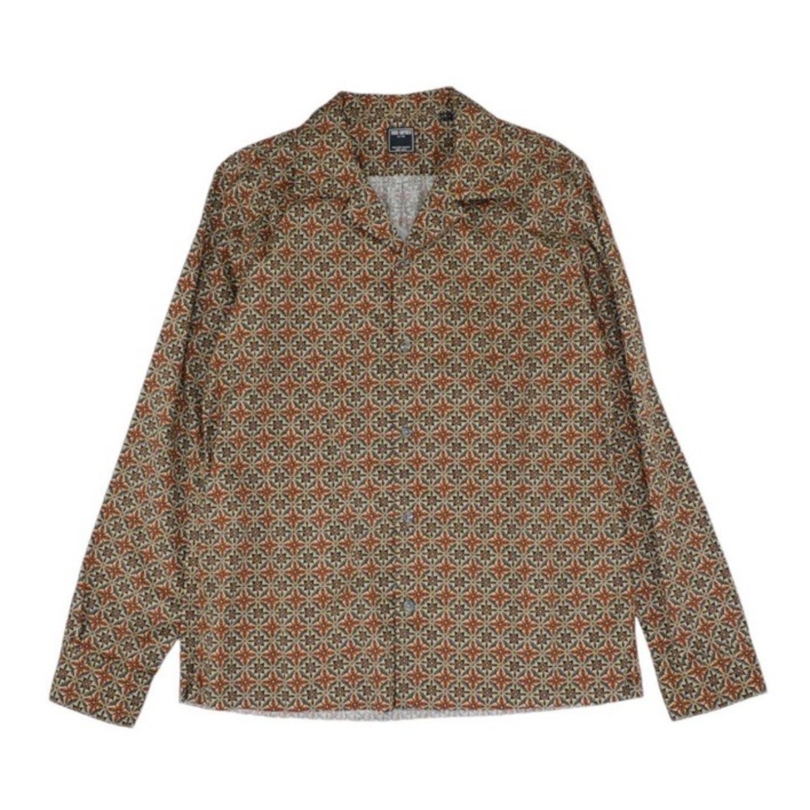 Todd Snyder Shirt Mens Large Geometric Long Sleeve Button Down ￼