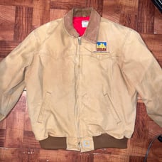 Vintage Carhartt Santa Fe Jacket XL In Khaki/Beige Color