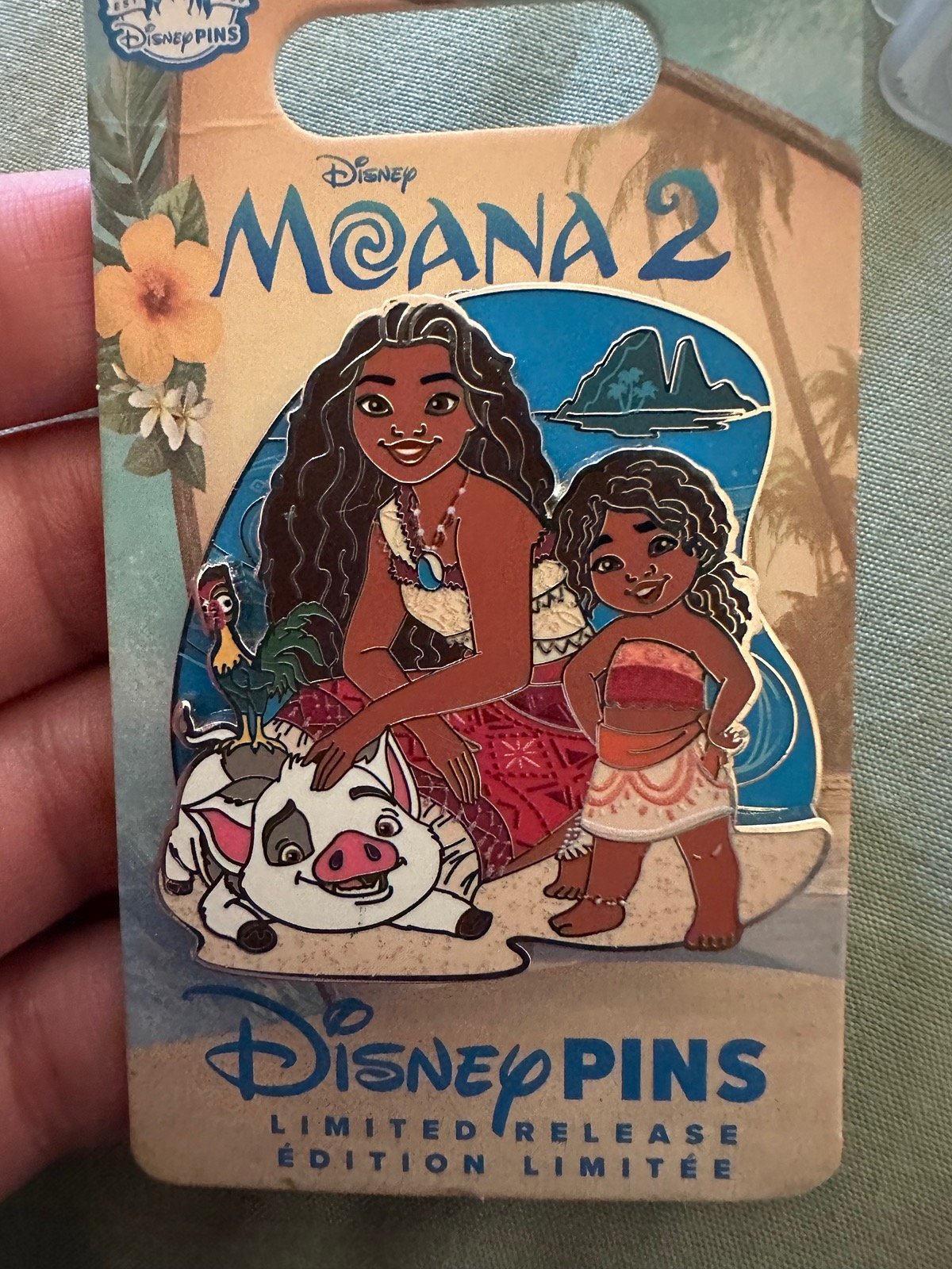 2024 LR Disney Pin - Moana 2 - Moana, Siimea, Pua & Hei Hei Disney Pin