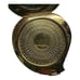 Vintage Elgin American Floral Gold Tone Makeup Powder Compact Mirror