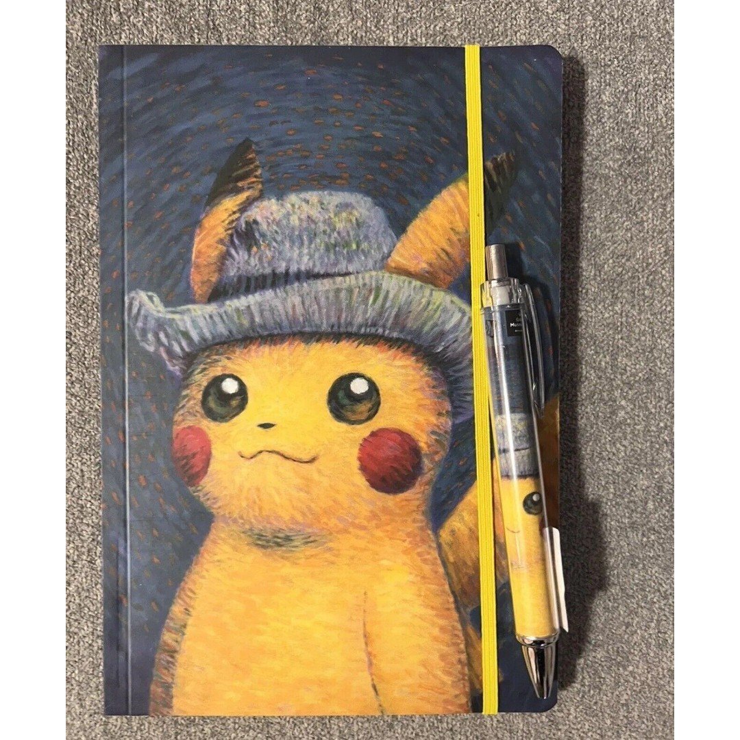 Pokémon Center × Van Gogh Museum: Pikachu with Grey Felt Hat Journal