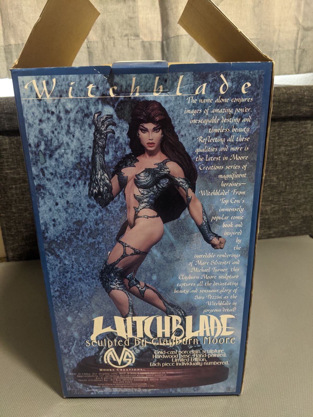 Witchblade 1997 Statue in original packaging