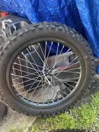 Stock 17inch wheels and tires from a x160 surron
