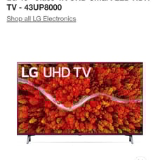 LG UHD TV 43UP80