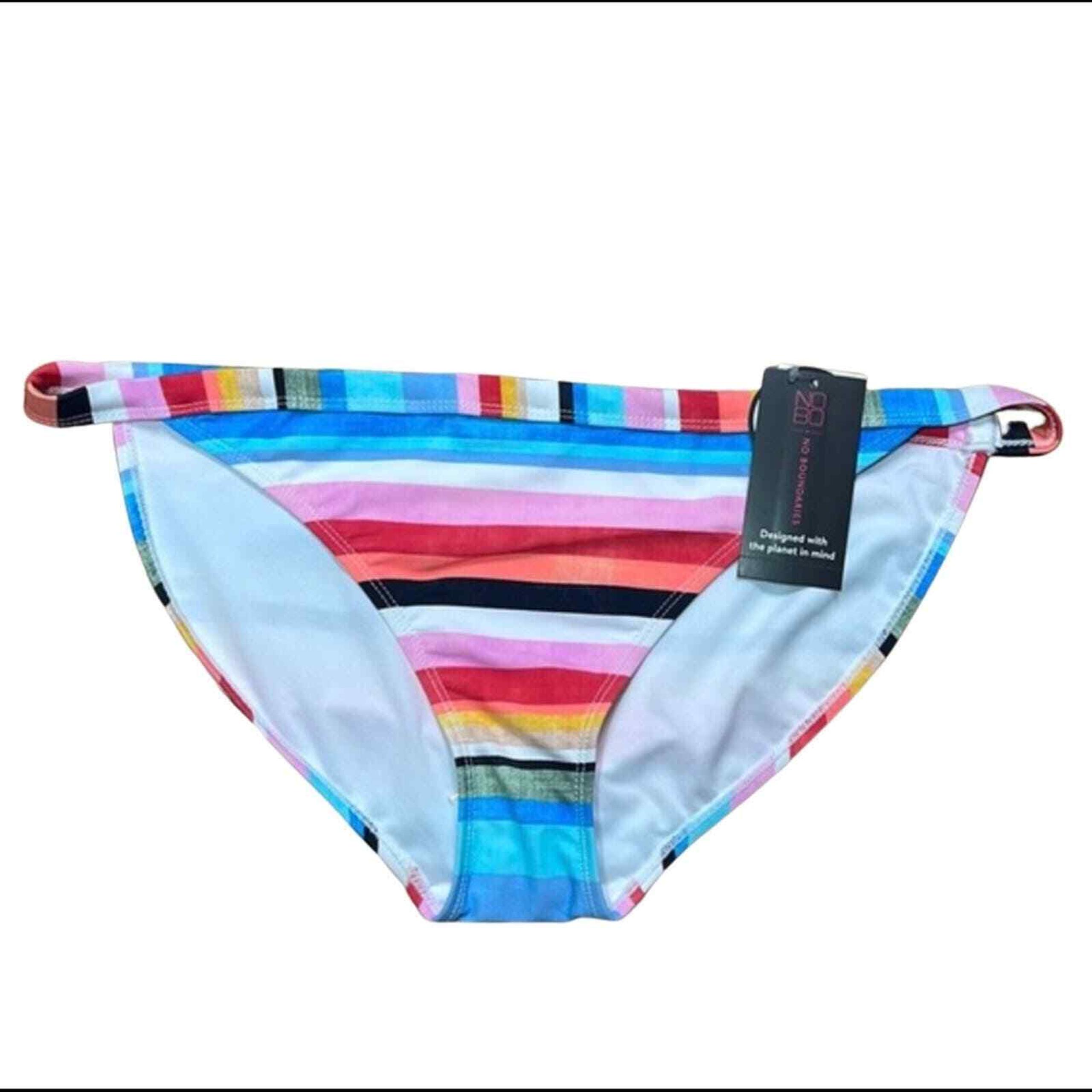 NoBo Bikini Bottom Juniors Size XL 15-17 Sunray Stripe No Boundaries Swim NEW