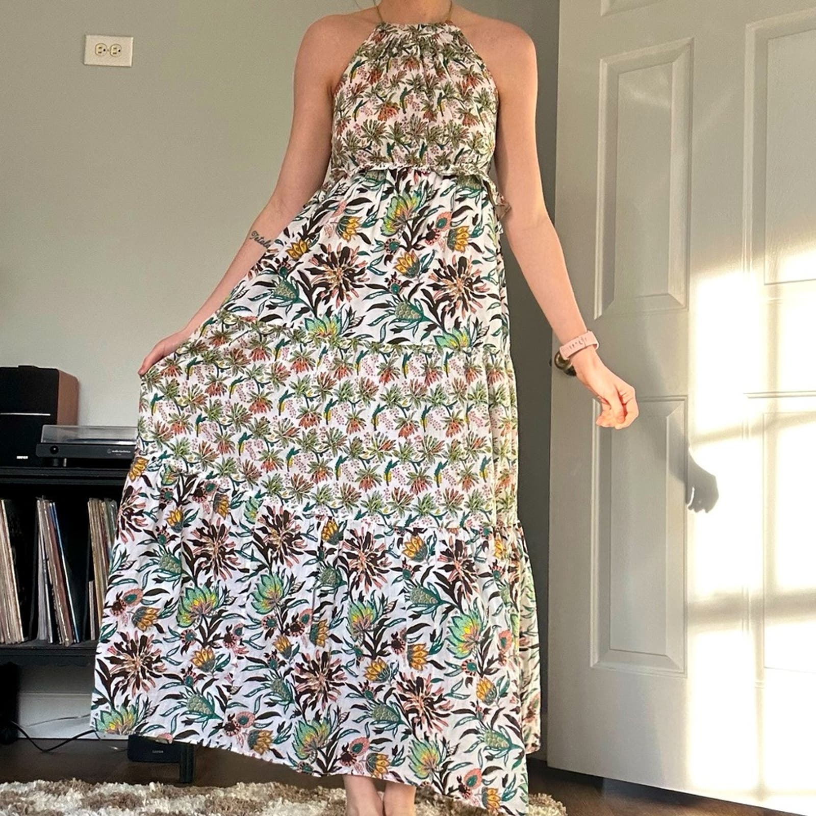 Banjanan Halter Dress with Open back