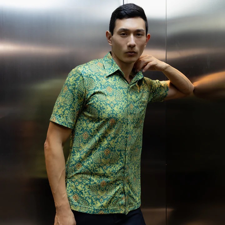 Luxury Performance Batik Shirt for Mens