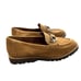 Donald Pliner Womens 10M Suede Camel HELIO Loafers Platform Shoes 197 Designer
