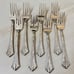 8 International Royal Plume Wm. Rogers&Son Silver-plated Salad Fork 6 3/4”