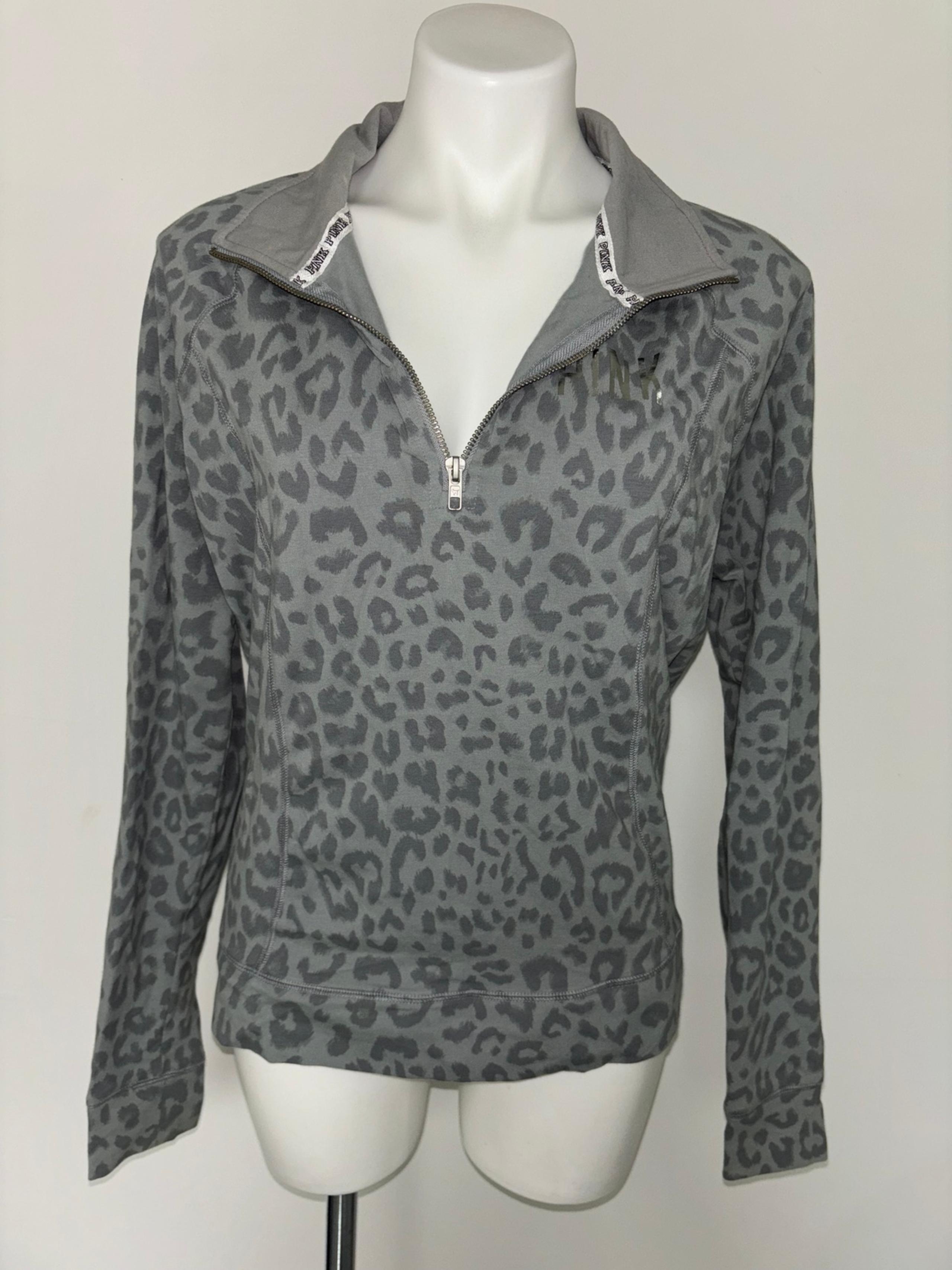 Pink by Victoria’s Secret quarter zip shirt size large  Great condition