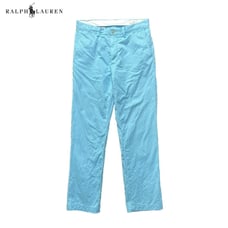 Polo by Ralph Lauren Cotton Chino Slacks, Polo Chino, Light Blue, Vintage