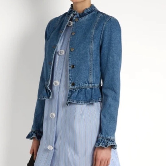 J.W. Anderson Ruffle Denim Jacket