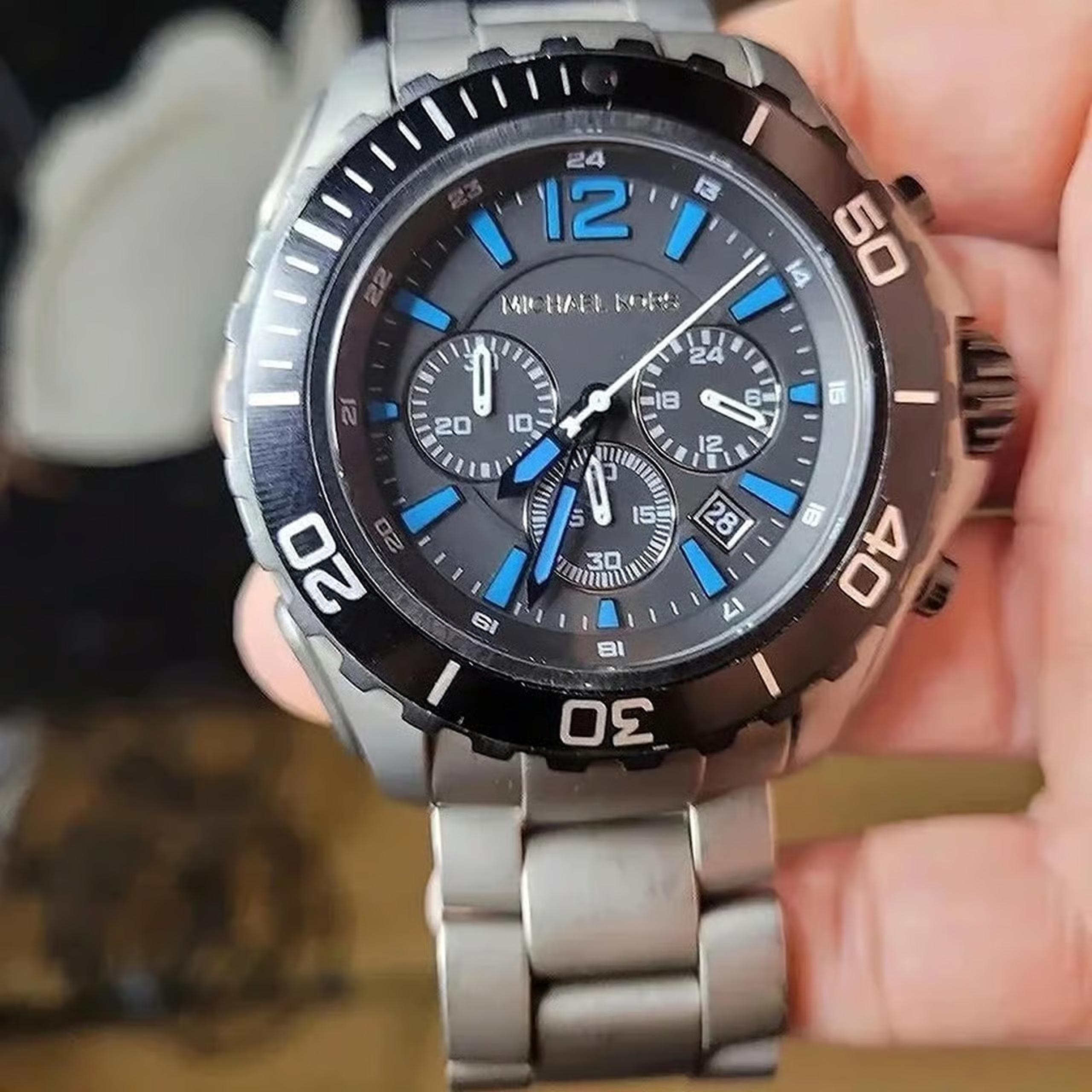 Michael Kors Men's Drake Titanium Chronograph Quartz Watch MK 8231