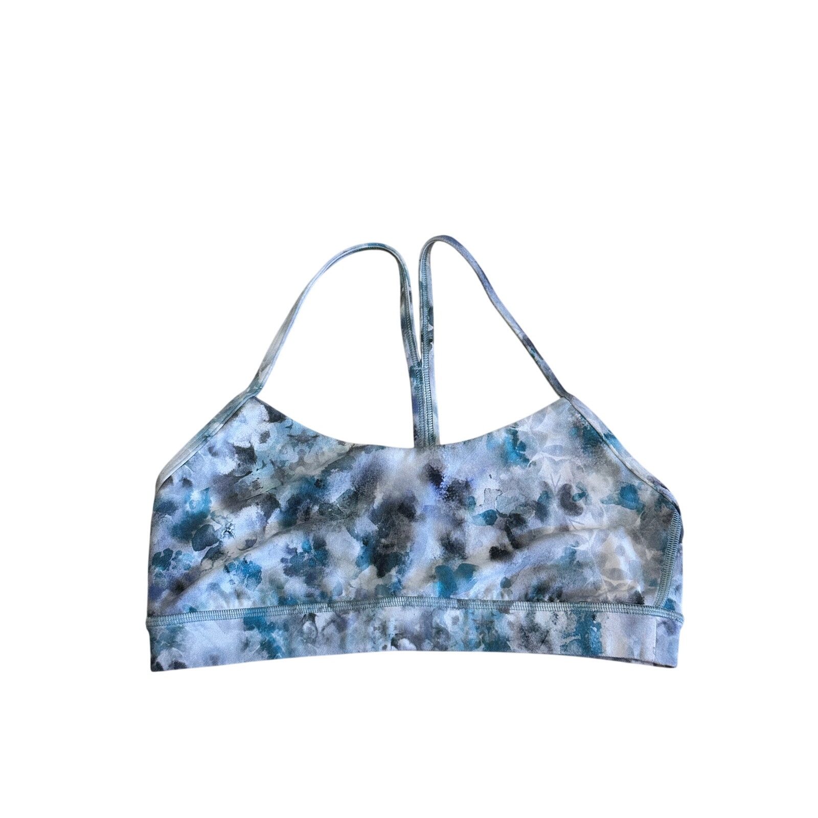 Lululemon Flow Y Bra Nulu *Light Support, A–C Cups Kaleidofloral Multi Size 8