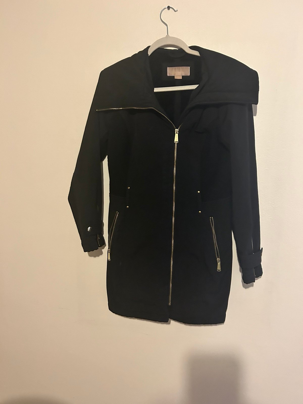 New black Michael Kors coat