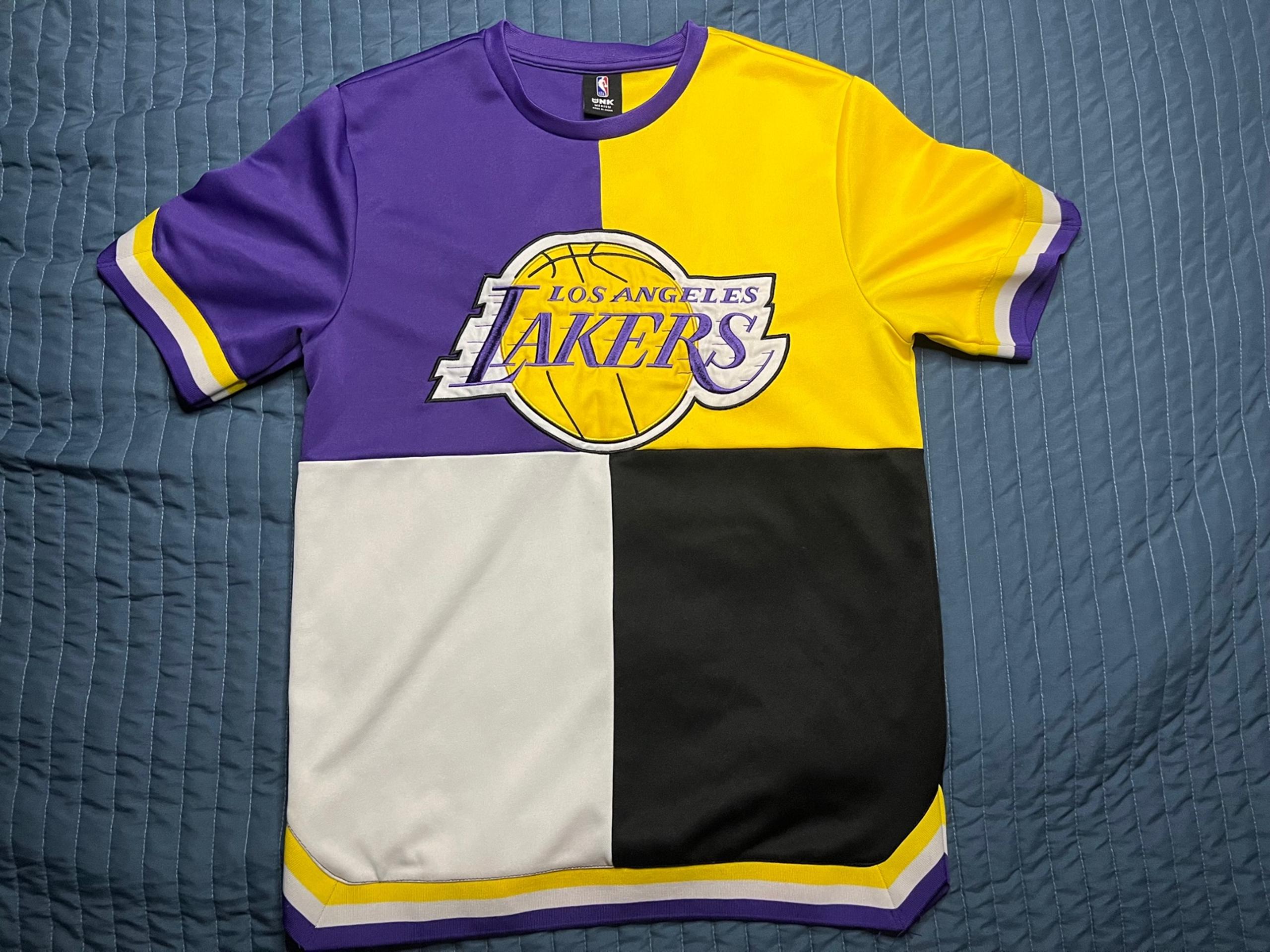 UNK NBA Lebron James 23 LA LAKERS HOME & AWAY Shooting Shirt Men's Jersey Medium