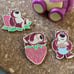 Lotso from Toy Story pink a La mode pin and miniso figure bundle lot