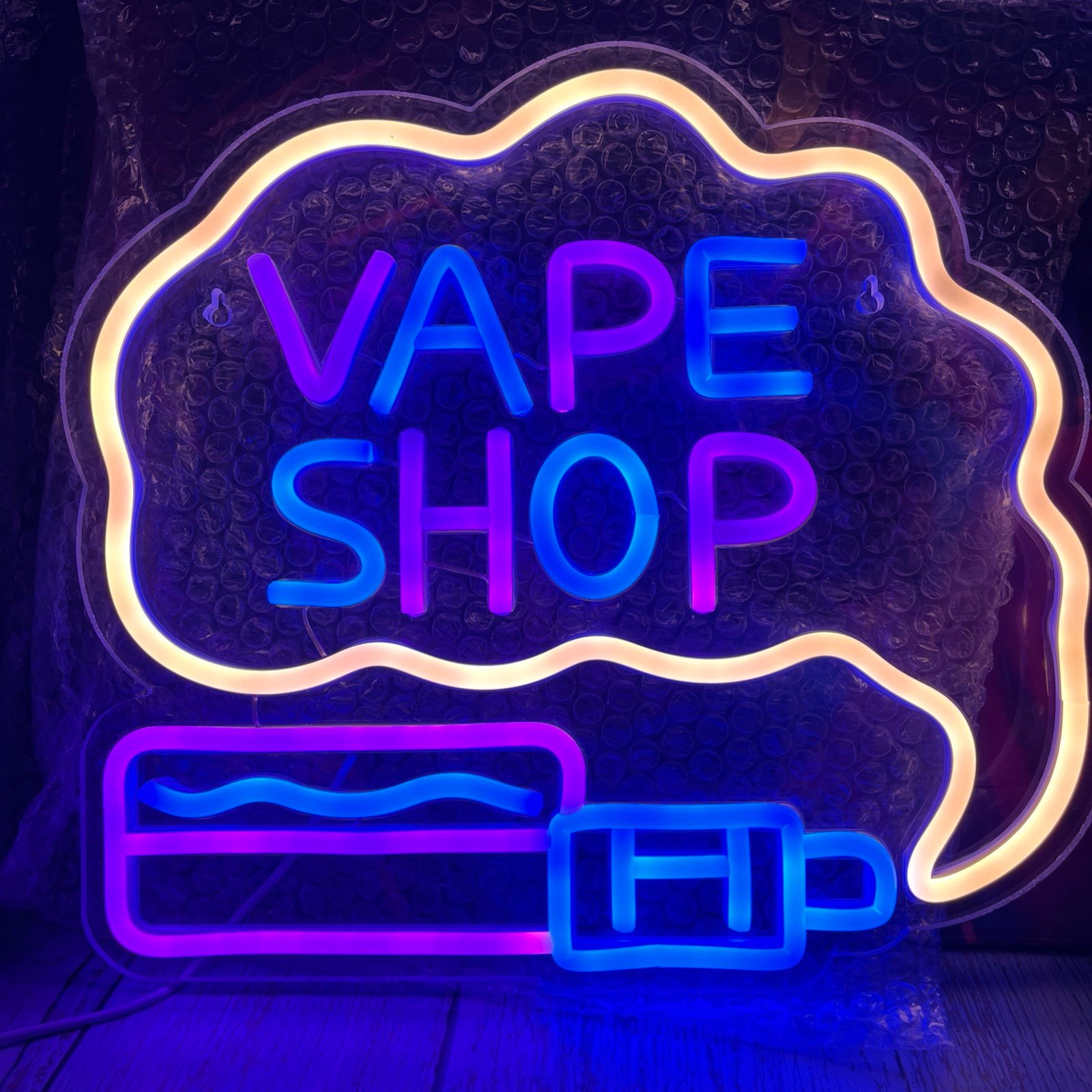 VAPE Shop Neon Sign Wall Art Decor Smoke Business Window Home Bar Office NIB