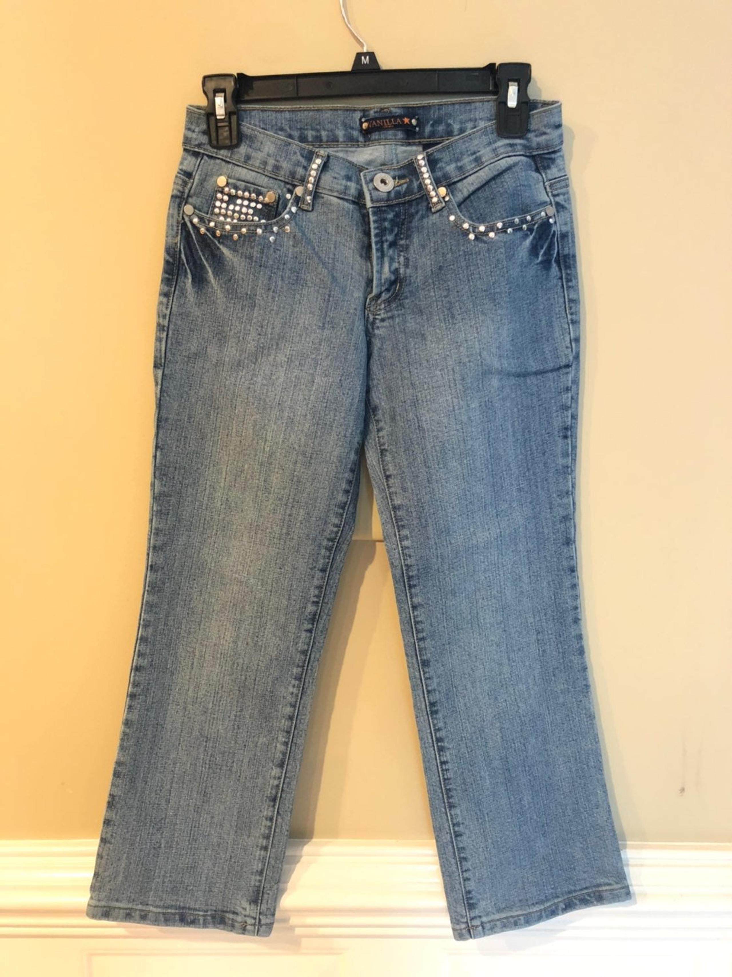 Vanilla Star crop/capri jeans size 3 wit