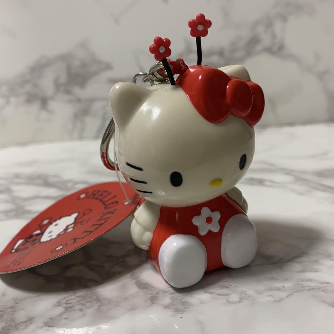 Sanrio Hello Kitty 2000 Ladybug Key Chain with Flapping Wings