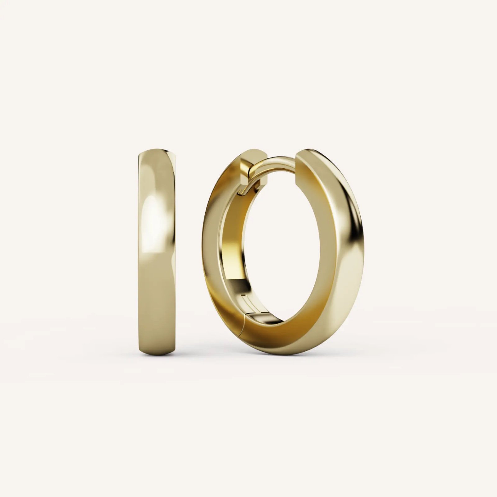 14k yellow Gold Earring
