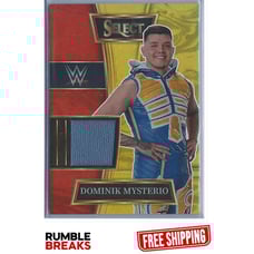 Dominik Mysterio Gold Swatch Relic WWE /10