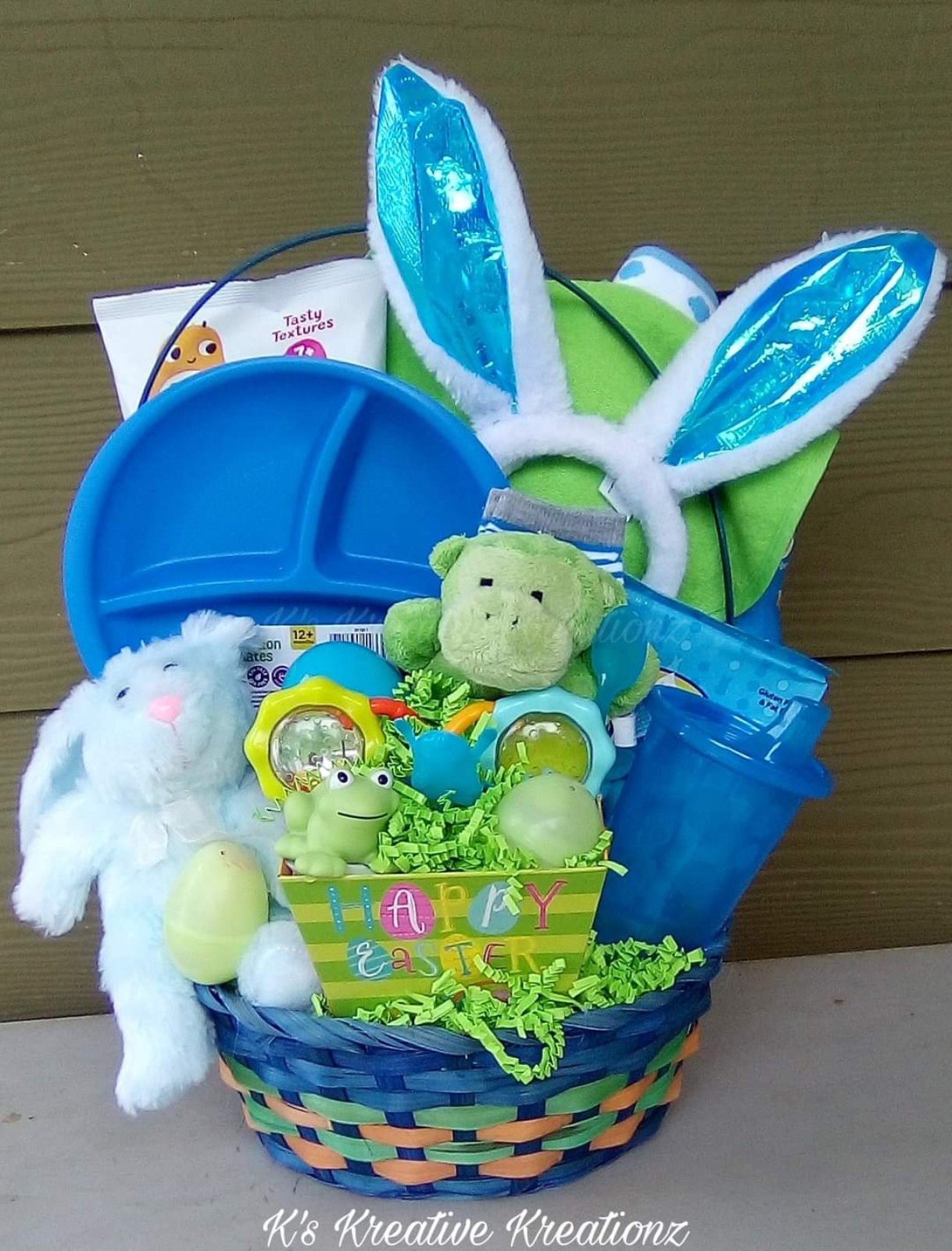 Baby boy easter basket