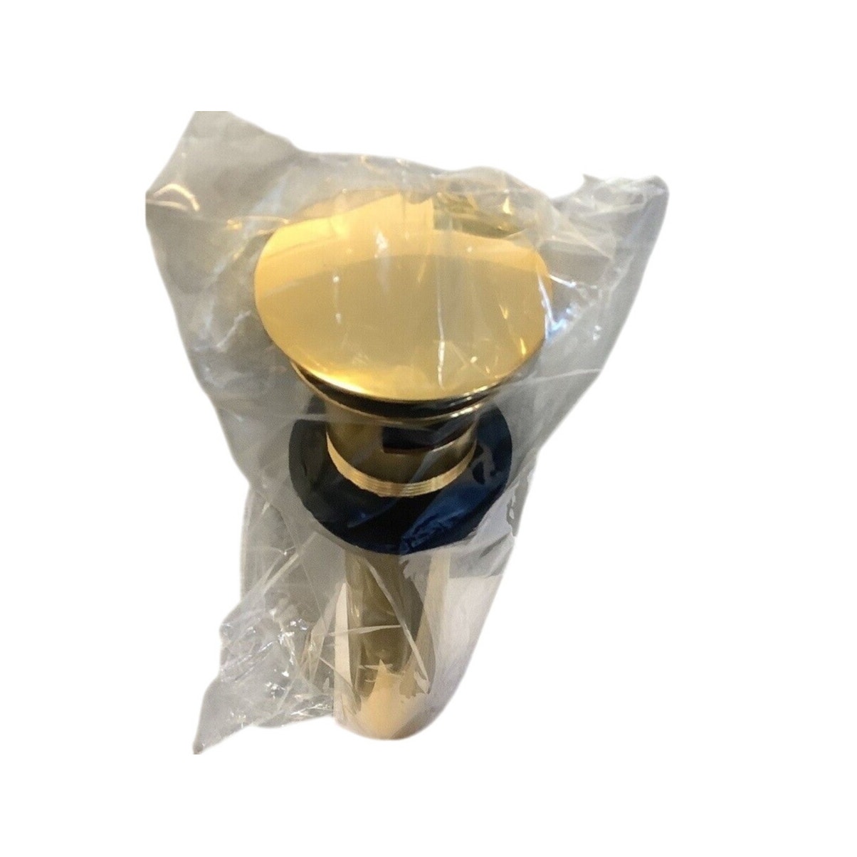Rohl 5447IB Acqui Slotted Touch Seal Dome Drain With 6 Tailpiece -Italian Brass