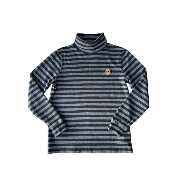 Ralph Lauren Vintage 1990’s Striped Cotton Turtle Neck Long Sleeve Shirt