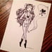 Original ink comic illustration