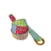 Vineyard Vines Multicolor Mixed Print Fabric Gold Hardware D-Ring Belt Size S
