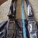 DOONEY & BOURKE 1975 Vintage Navy Blue Patent Chiara bag