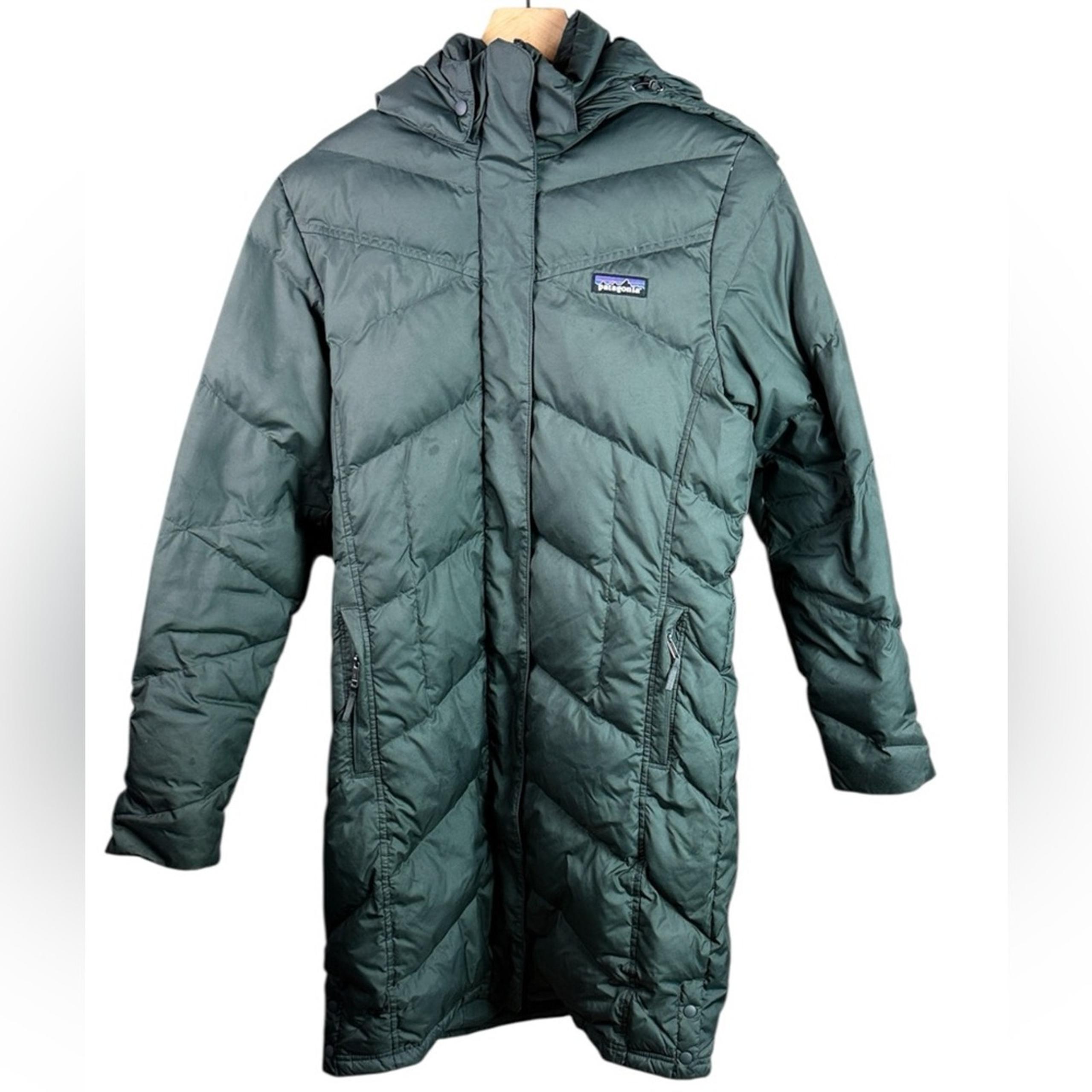 Patagonia Grayish Green Winter Coat