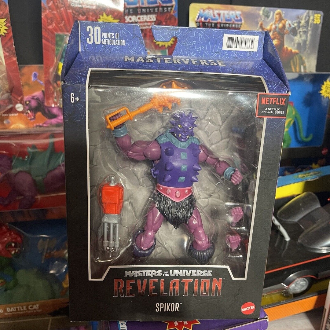 SPIKOR masters of the universe motu NEW he-man REVELATIONS figure netflix 2021