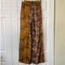 NWT Zara Collection Satin Effect Geometric Wide Leg Pants • Size XS