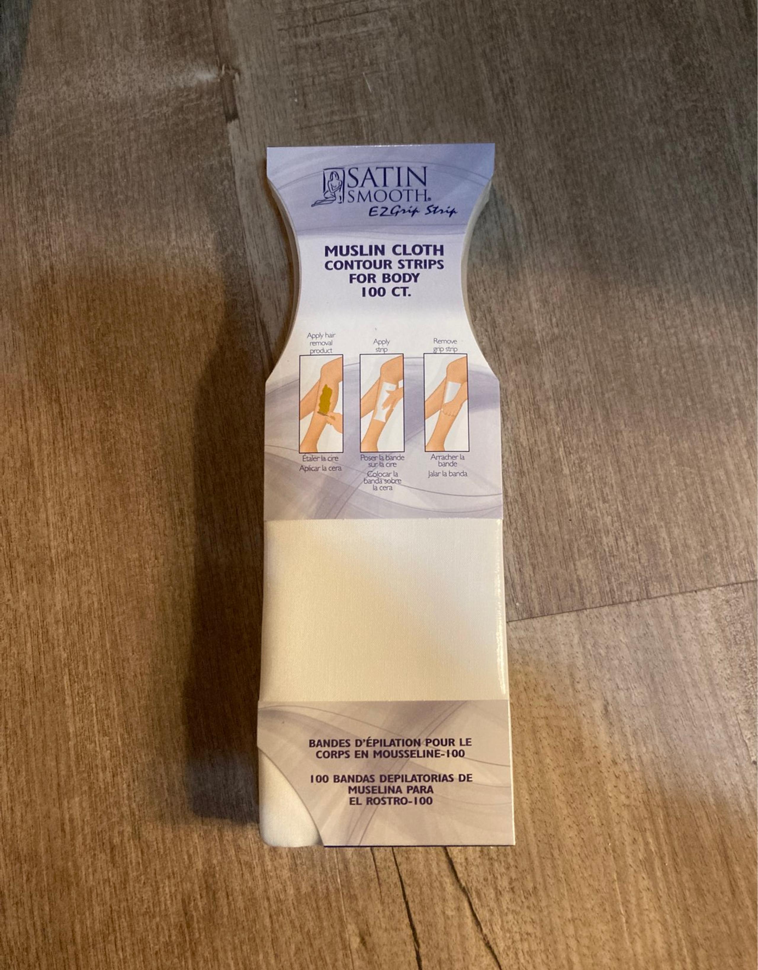 Satin Smooth Muslin cloth contour strips