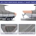 Zenicham Grey 900D Marine Grade Fade and Tear Resistant Trailerable T-Top Heavy-