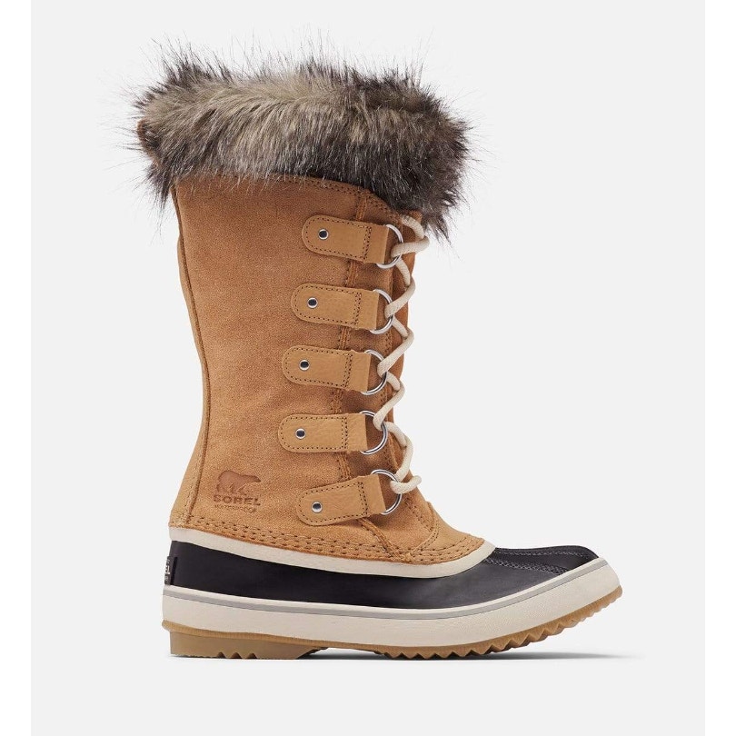 NWT Sorel Joan of Arctic Boot 9.5 Camel Tan Snow Rain Fur NEW NWT Womens Duck