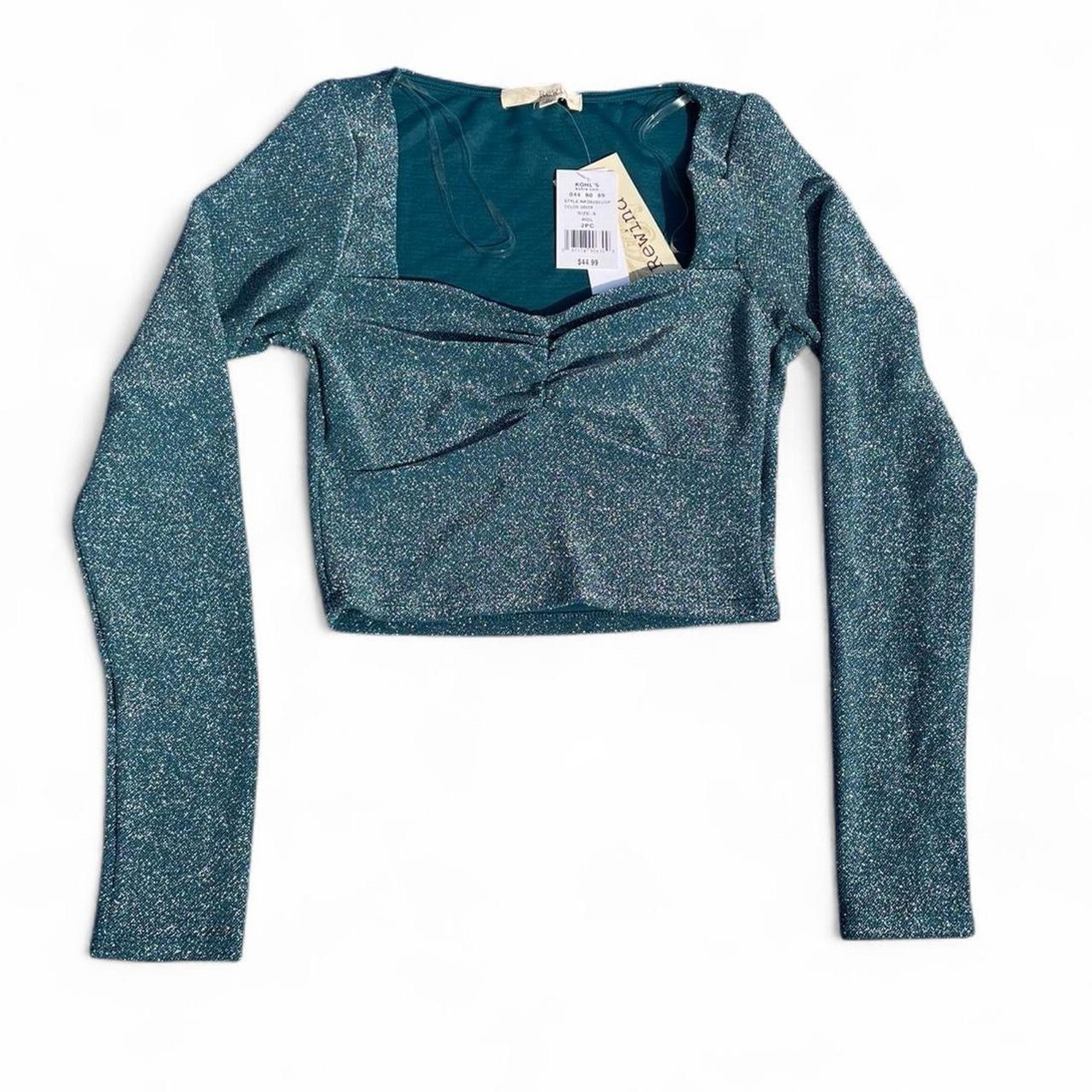 Long sleeve crop top